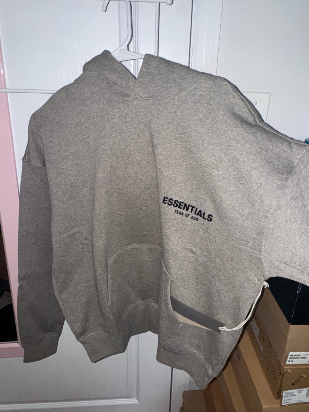 Brand New Essentials Fear of God Hoodie Dark Oatmeal (grey) Men’s / unisex XS